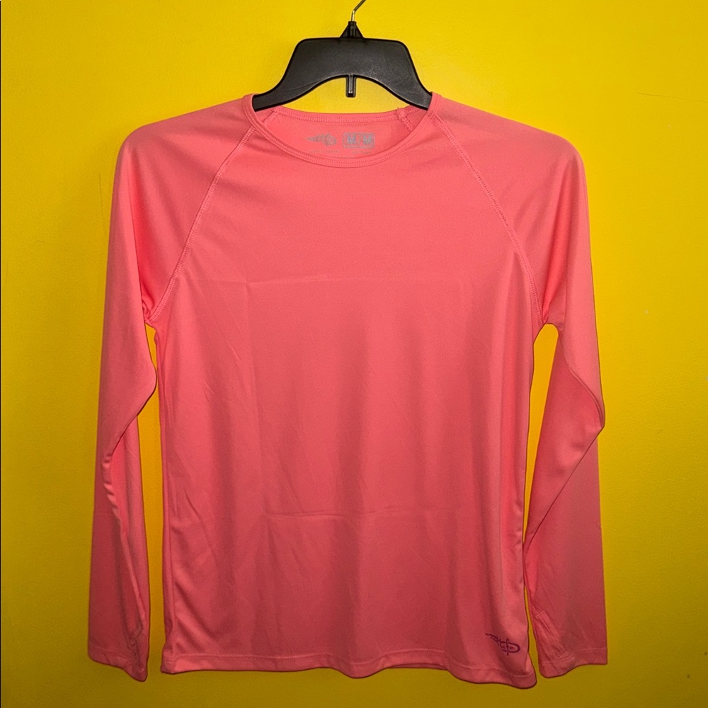 Reel Life Women's Jax Beach Pink Long Sleeve Tee